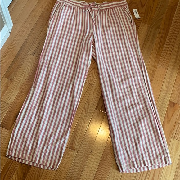 Old Navy Pants - Striped Linen pants